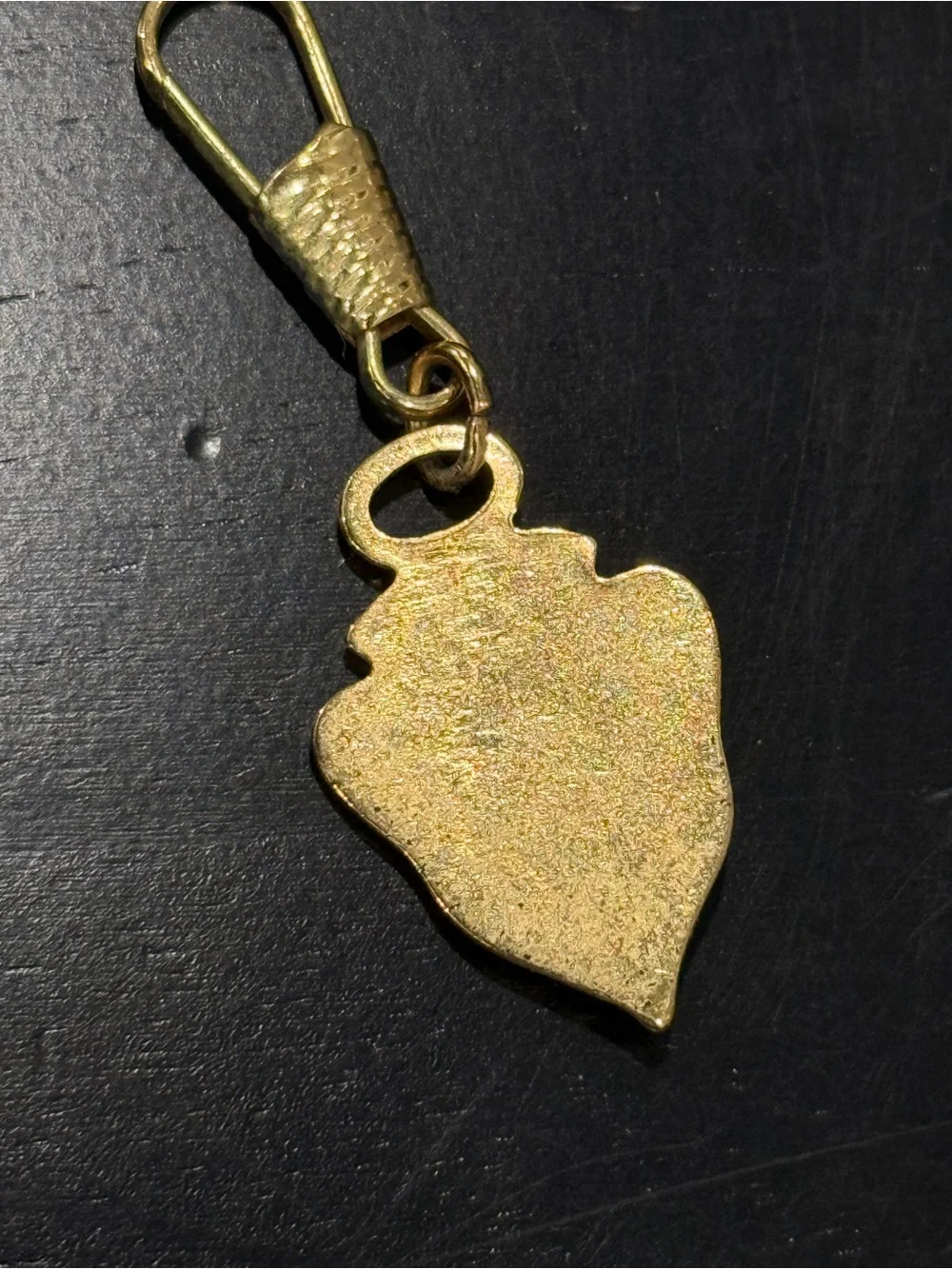 Gucci Gold Tone Shield Charm Zipperpull- Women Accessories